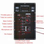 12V 9V Digital Bluetooth Stereo Amplifier Board Dual Microphone Karaoke Amplifiers 80w for 8 12 Inch 1 scaled
