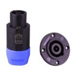 1set 8pins Speak Connector Speaker NL8 Loudspeaker Amplifier Adapter speak Male Plug Female Jack 4