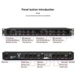 234XL professional electronic crossover dual channel high middle and low frequency subwoofer crossover three way frequency 4