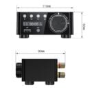 HIFI Audio Amplifier 50WX2 Bluetooth 5 0 Digital Power board Stereo AMP Amplificador Home Theater USB 2