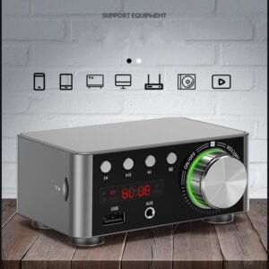 HIFI Audio Amplifier 50WX2 Bluetooth 5 0 Digital Power board Stereo AMP Amplificador Home Theater USB