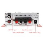 Handover Hi Fi 12V Mini Auto Car Amplifier Stereo Audio Amplifier Support CD DVD MP3 Input 2