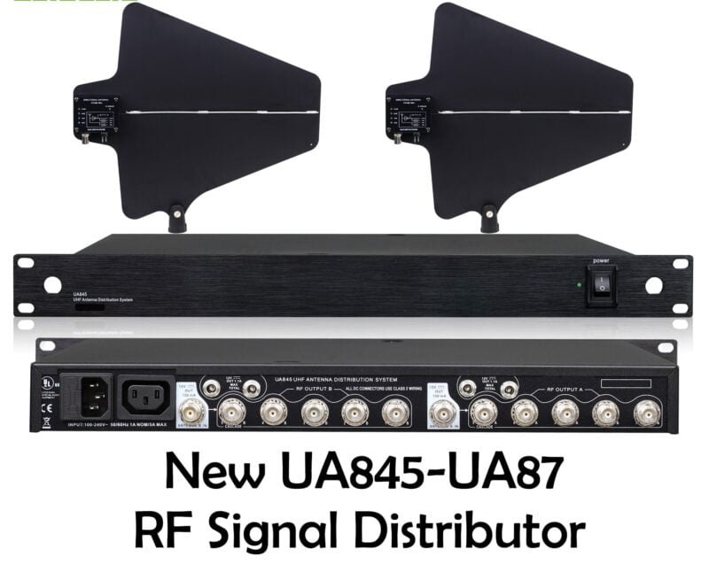 Leicozic RF Signal Distributor Antenna Distribution System UA845 U87 Wireless Microphone 5 Channel Signal Booster Amplifier e1642734109960