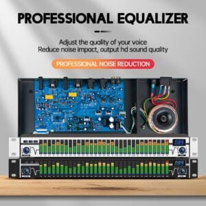 Professional Digital 31 Bands Graphic Equaliser Audio Noise Reduction Sound System Stage Karaoke Equipmen Musical Instruments