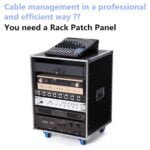 Rack Patch Panel 8 12 16 Way Channel 1U Flight Case Mount For XLR Connecctor Male 1