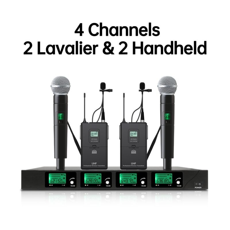 SM58 Wireless Microphone Professional Handheld Lavalier Headset Karaoke UHF 80M Distance Used For Family Gatherings Stage 2