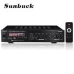 SUNBUCK 2000W 220V 110V bluetooth5 0 Audio Power Amplifier Home Theater amplificador Audio with Remote Control