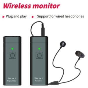 UHF Wireless In Ear Monitor System Professional Digital Sound Stage Broadcast Sound Card Outdoor Transmitter Receiver