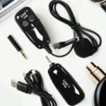 Wireless Lavalier Microphone Studio Game for iPhone Type C PC Clip Lapel Professional Mic Live Broadcast 2