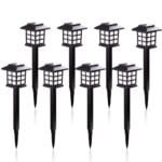 2 4 6 8pcs Led Solar Pathway Lights Waterproof Outdoor Solar Lamp for Garden Landscape Yard