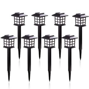 2 4 6 8pcs Led Solar Pathway Lights Waterproof Outdoor Solar Lamp for Garden Landscape Yard