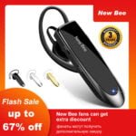 New Bee Bluetooth V5 0 Headset Wireless Headphones Hands free Earphones 22H Music Earpiece with CVC6