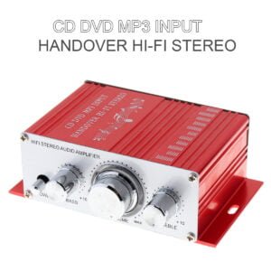 Stereo Amplifier Hi Fi 12V Mini Auto Car Power Amplifier Stereo Audio Amplifier CD DVD MP3