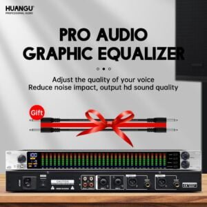 Graphic Equalizer 31 Band Balanced Effect Controller DJ Digital Mixer Processor DSP Audio Feedback Eliminator Stage