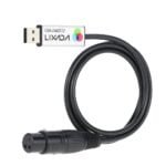 Lixada Stage Light Controller Cable USB to DMX Interface Adapter LED DMX512 Computer PC Stage Lighting 2