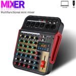 MX i6 6 Channel Audio Mixer Outdoor Conference Audio USB Bluetooth Reverb Audio processor Sing Live