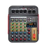 MX i6 6 Channel Audio Mixer Outdoor Conference Audio USB Bluetooth Reverb Audio processor Sing Live 2