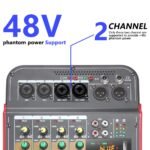 MX i6 6 Channel Audio Mixer Outdoor Conference Audio USB Bluetooth Reverb Audio processor Sing Live 4