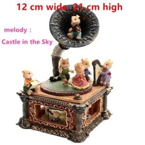 Retro mouse music box music box birthday gift girl bestie couple girl heart wedding new decoration