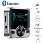 Sport MP3 Player Wireless Bluetooth Spaeak IPX6 Waterproof Music Payer with Removable Back Clip Support E