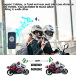 x Music Interphone Bluetooth Motorcycle Helmet Intercom Headset Waterproof m Intercomunicador Speaker Earphone