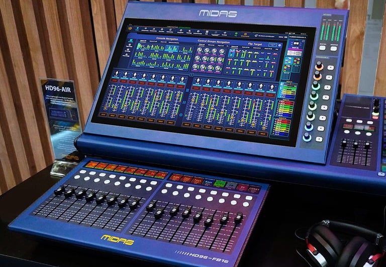 Midas Consoles Launches HD AIR Console at ISE