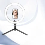 kf Sabdfebeabcefcbdffv inch Selfie Ring Light RGB Tripod Phone Stand Holder Photography RingLight Circle Fill Light Led