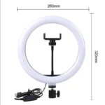 kf Sedcffbdceaffcabr inch Selfie Ring Light RGB Tripod Phone Stand Holder Photography RingLight Circle Fill Light Led