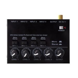 Mini Audio Mixer 4 Channel