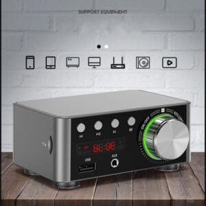 HIFI Audio Amplifier 50WX2 Bluetooth 5.0