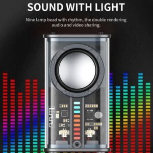 Mini Transparent Bluetooth Speaker 1 pair