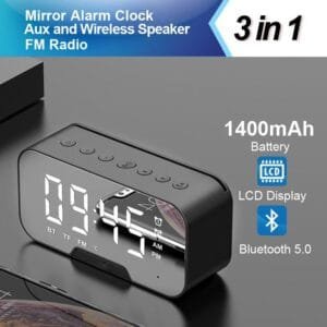 Clock Wireless Bluetooth Speaker