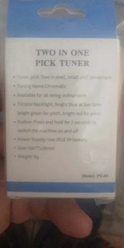 LED Guitar Tuner Pick photo review