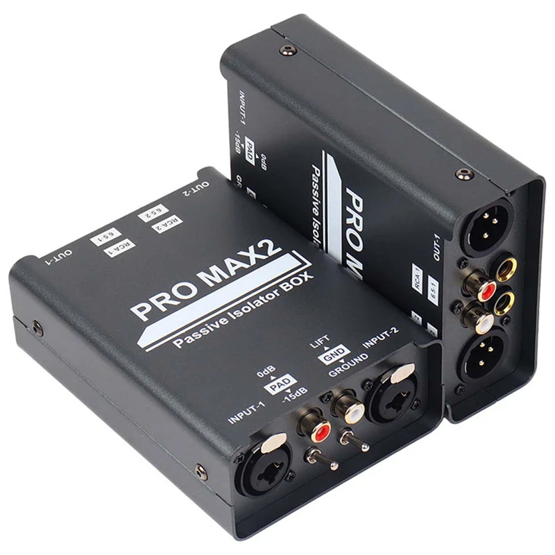 2 audio isolator box