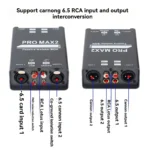 3 audio isolator box