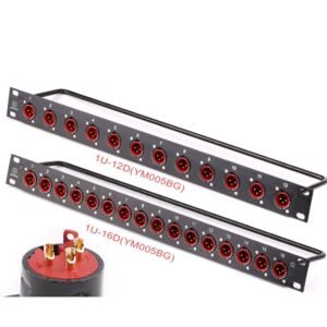 1U XLR Patch Panel