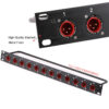 1U XLR Patch Panel