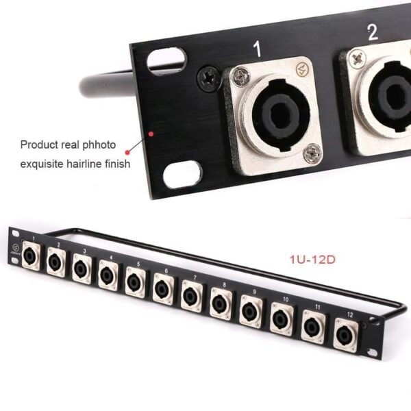 NL4 Speakon Rack Panel