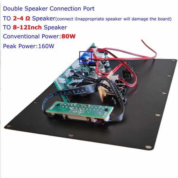 80w 8-12 Inch Speaker Digital Bluetooth Amplifier Board