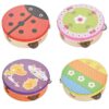 15cm Cartoon Wooden Tambourine Hand Drum