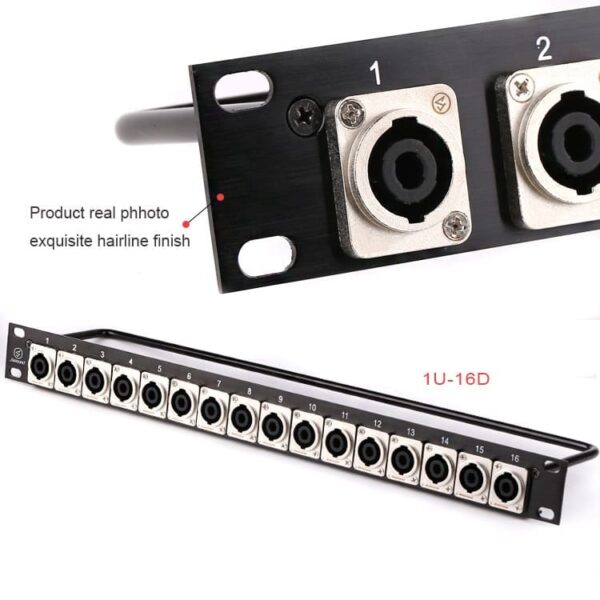 NL4 Speakon Rack Panel