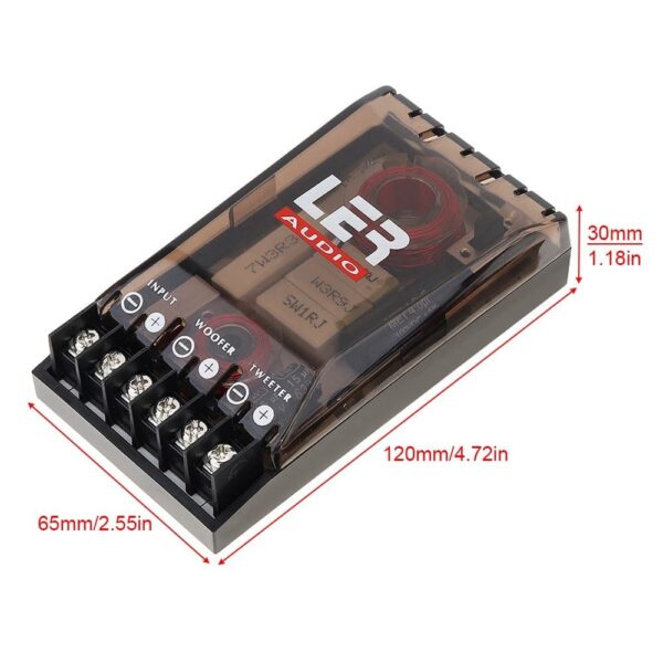 2 Way Car Audio crossover 100w