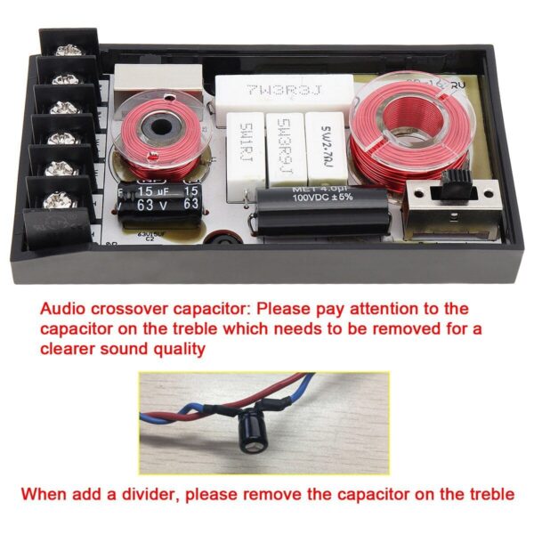 2 Way Car Audio crossover 100w