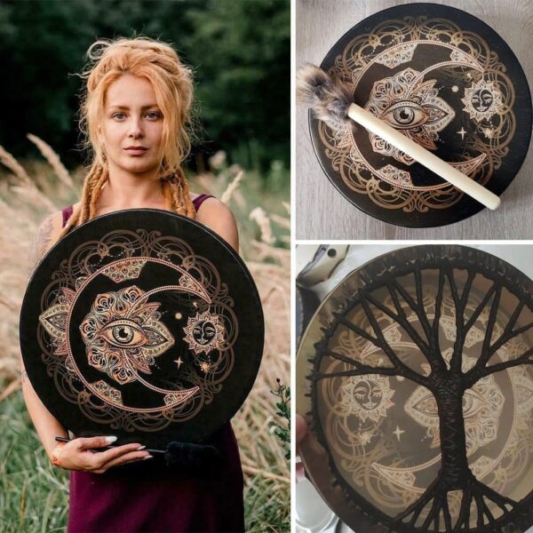25cm Handmade Shaman Drum 1pair