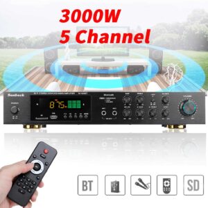 3000W 5 Channal HiFi Stereo AV Amplifier