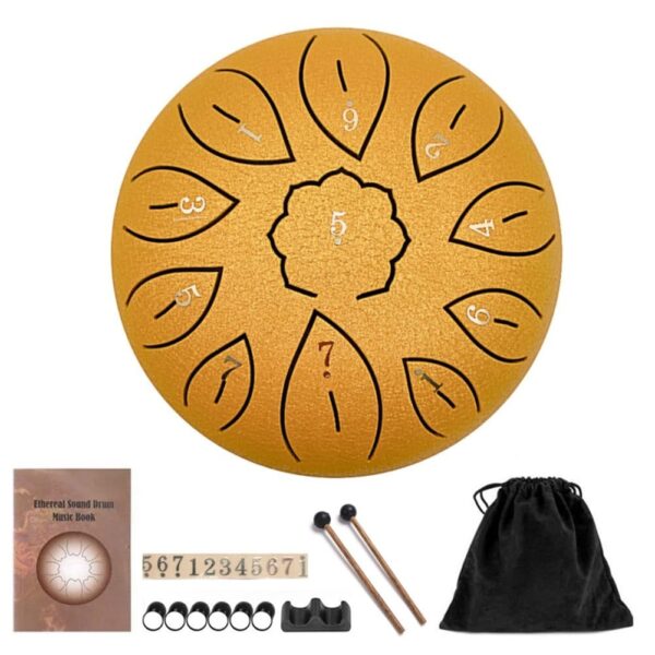 Steel Tongue Drum Percussion 6 inch 11 Tune
