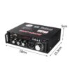 600W Remote control Home Amplifiers