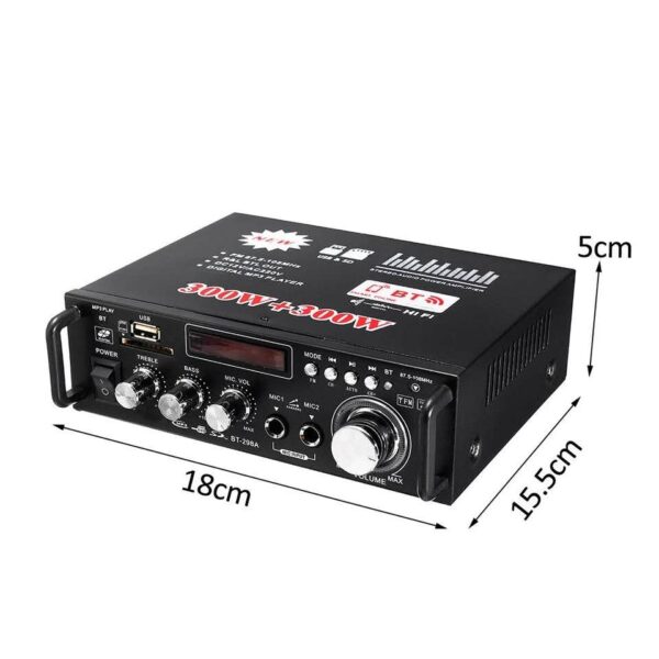 600W Remote control Home Amplifiers