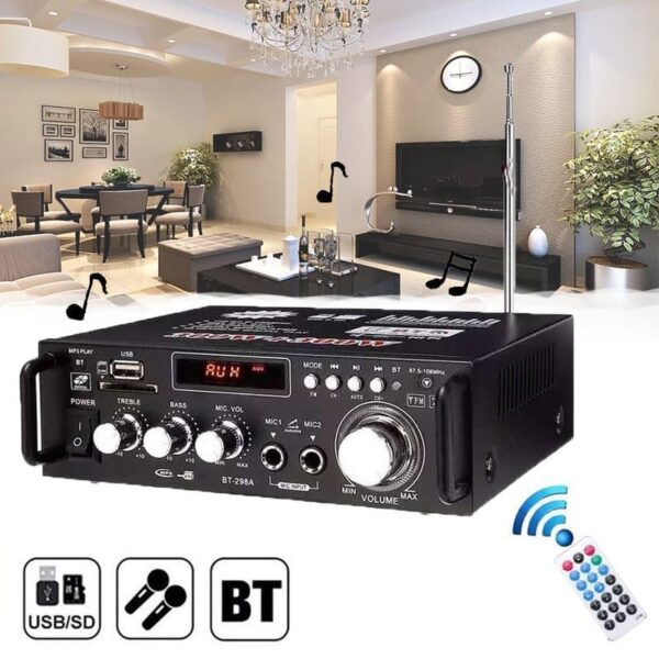 600W Remote control Home Amplifiers