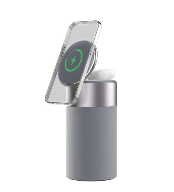Magnetic wireless charging bluetooth speaker table lamp